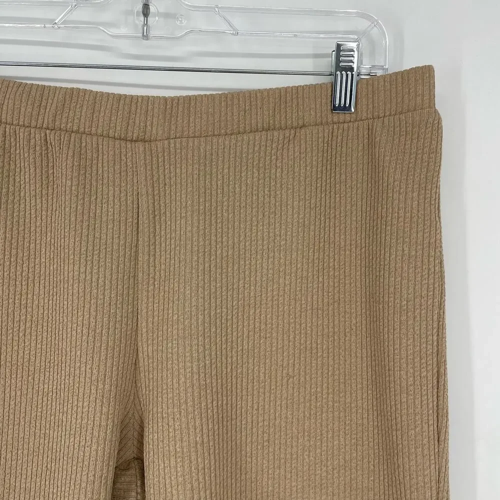 Fashion Nova Ribbed Brown Bike Short Size 1X